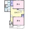 グランドゥールあおばAの間取り画像