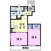 ソレイユ冨貴Bの間取り画像