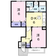 ラルジェBの間取り画像