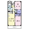 ファシナシオン毛見Ⅱの間取り画像