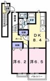 サウス メゾンの間取り画像