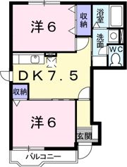 コンフォルヴィラの間取り画像