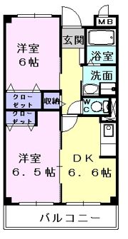 ガーデンパレス21の間取り画像