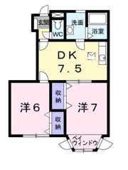 ロワジールⅡの間取り画像