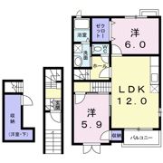 エレガントヴィラ2号館の間取り画像