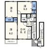 ディアコート池田Aの間取り画像