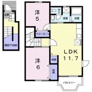 クレディの間取り画像