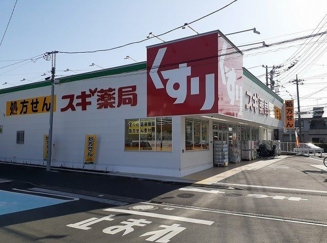 近くのスギドラッグ飯島町店まで425m（徒歩6分）