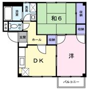 アーバン不知火Ⅵの間取り画像
