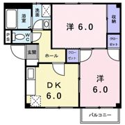 アーバン不知火Ⅵの間取り画像