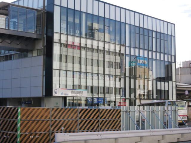 近くの名鉄「東岡崎駅」まで150m（徒歩2分）