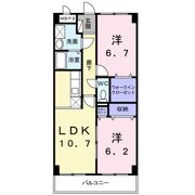 リジェールアビタシオンの間取り画像