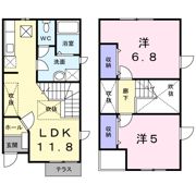 リヴハウス エレガント Aの間取り画像