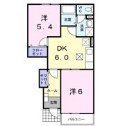 アネックス 渡の間取り画像