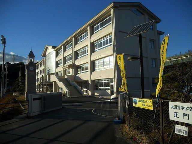 近くの掛川市立大須賀中学校まで2,900m（徒歩37分）
