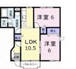 ヒルサイドコートの間取り画像