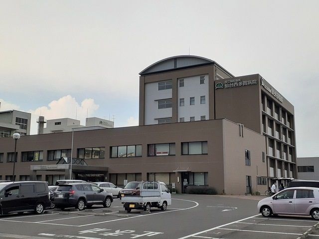 近くの西多賀病院まで550m（徒歩7分）