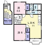 アムールⅡの間取り画像