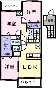 グランセレッソ参番館の間取り画像