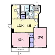 サニーハイツの間取り画像