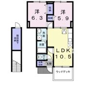 ロワジールⅢの間取り画像