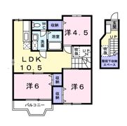 フルールⅡの間取り画像