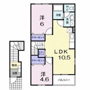 フルールⅢの間取り画像