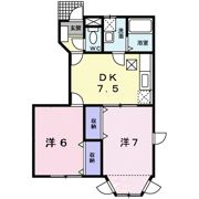 ハ－ヴェストFーBの間取り画像