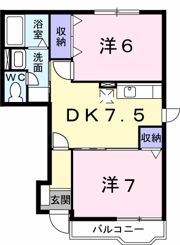 フィオーレⅠの間取り画像