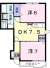 フィオーレⅠの間取り画像