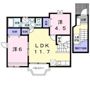 フェリス Aの間取り画像
