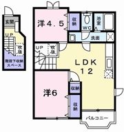 たんぽぽAの間取り画像