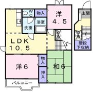 リーヴヴィラの間取り画像