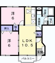 フローリアの間取り画像