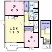 メルティー・アイ Bの間取り画像