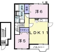メルティー・アイ Bの間取り画像