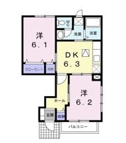 オーブリーM Ⅱの間取り画像