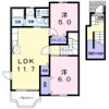 フラワーズBの間取り画像