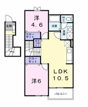 ロンジェヴィテ東沖 Aの間取り画像