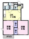 ノースリバー Aの間取り画像