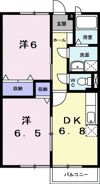 グレイスハイム Ⅰの間取り画像