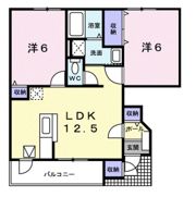 梅の香 Ⅰの間取り画像