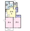 クレストール カーサの間取り画像