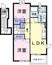 クレストール カーサの間取り画像