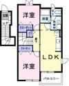 クレストール カーサの間取り画像