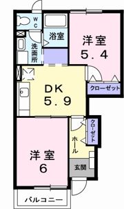 アヴニールの間取り画像