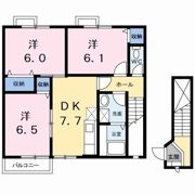ハッピースクエアー Ⅱの間取り画像