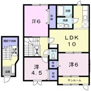 クオーレⅠの間取り画像