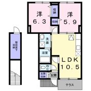 ロッサ Aの間取り画像