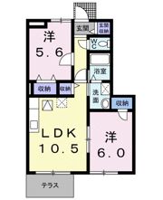ロッサ Bの間取り画像